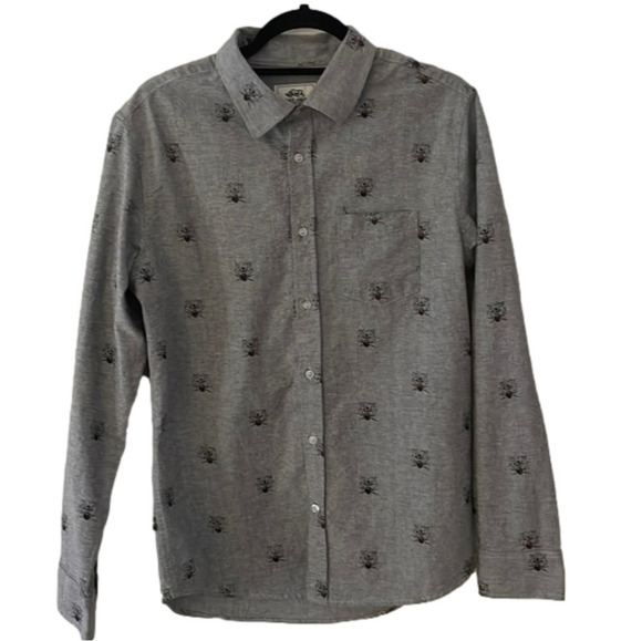 𝅺ECKO UNLTD long sleeve button up shirt size M - Picture 1 of 8